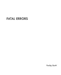 Fatal Errors